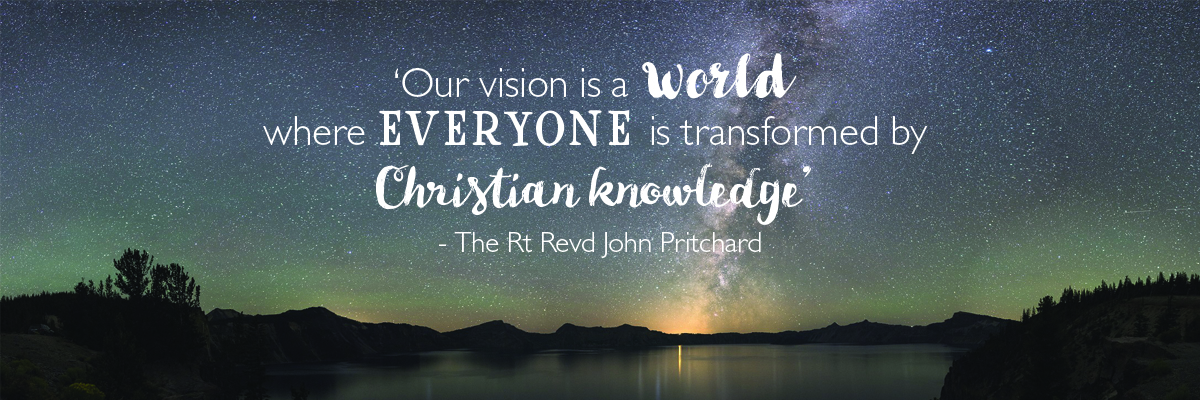 SPCK mission and vision quote banner